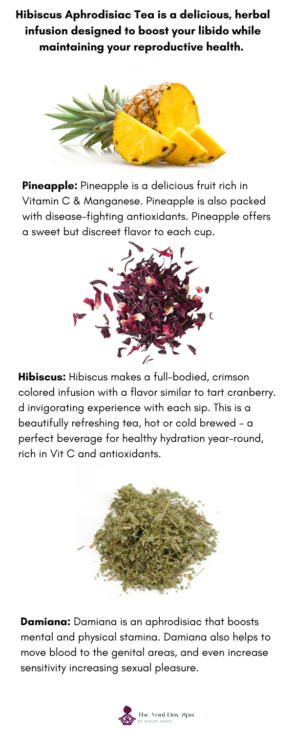Hibiscus Aphrodisiac Tea - AshleyAsatu